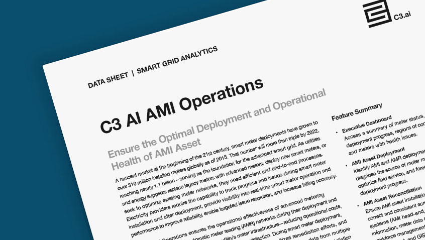 C3 AI AMI Operations
